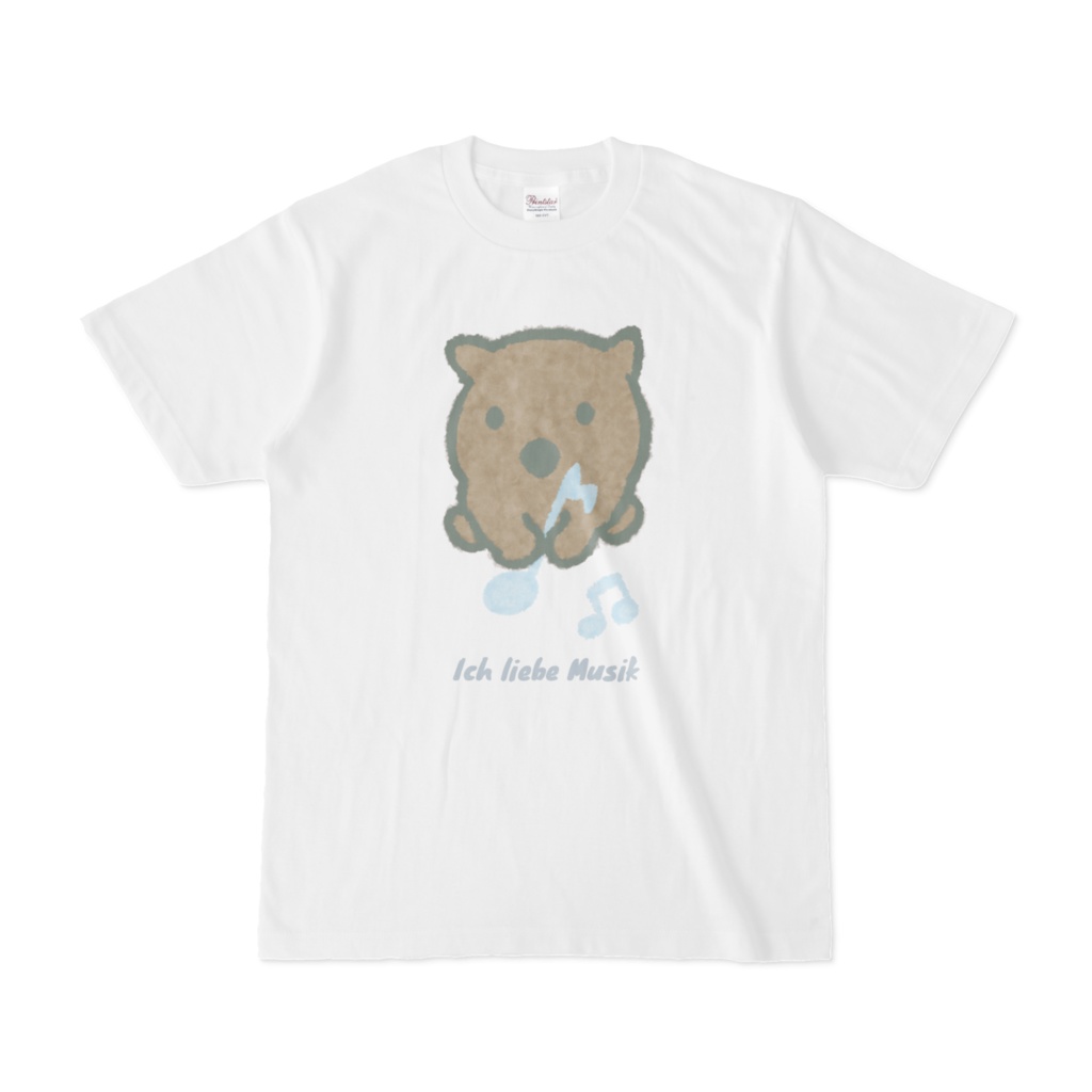 世界ウォンバットの日企画【音楽大好きウォンバットＴシャツ】