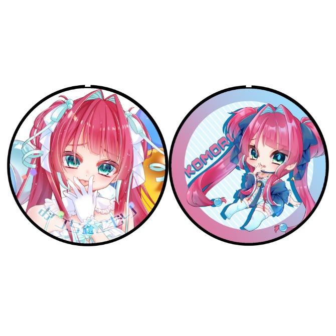 こもの缶バッジ2種セットver.3monthAniv
