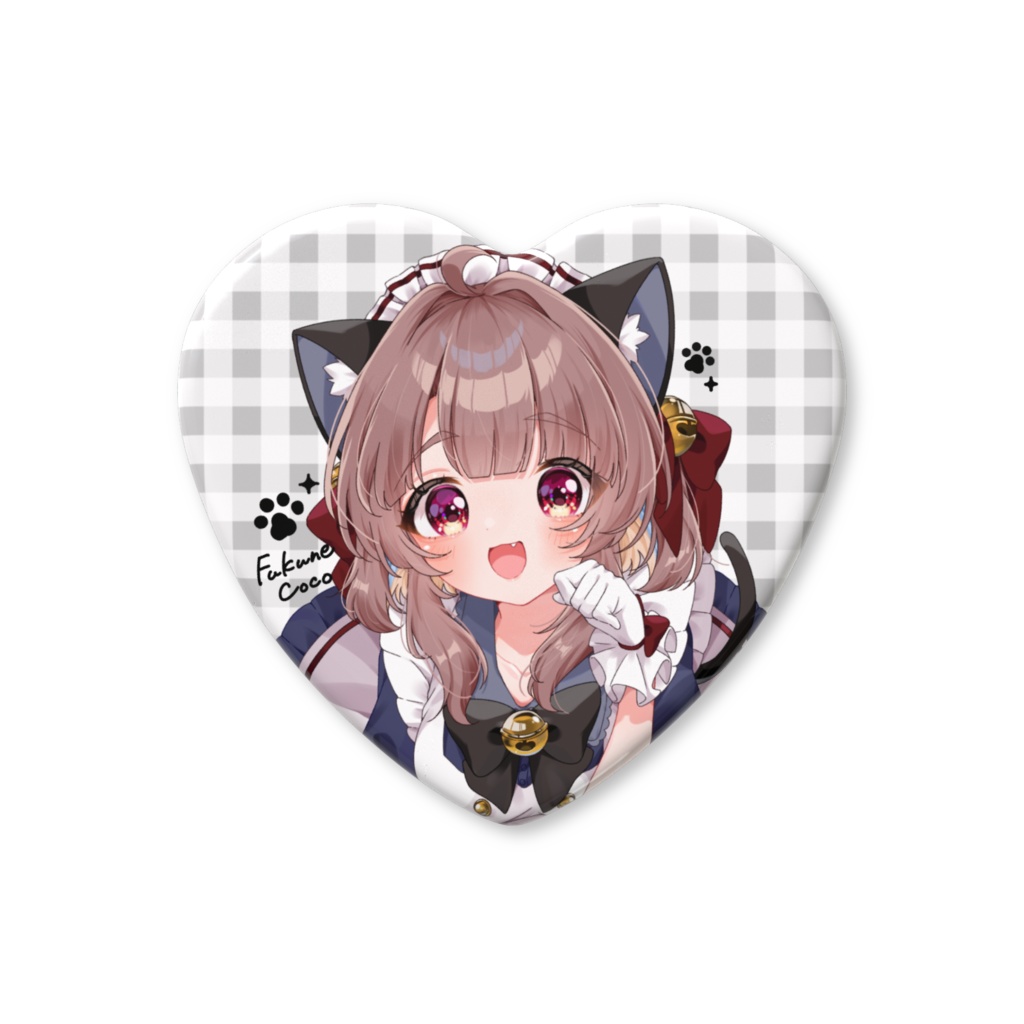 福音ココ猫メイド♡缶バッジ2025