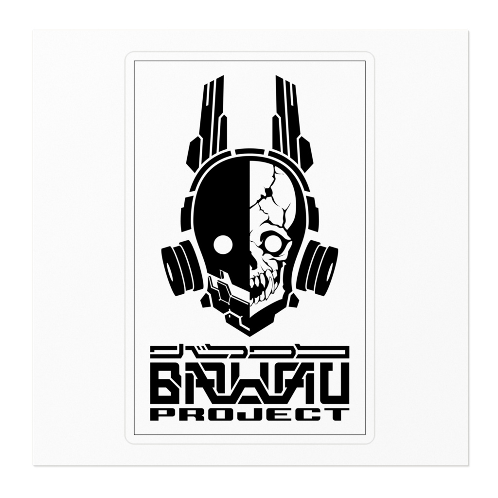 BAUWAU PROJECT ロゴステッカー