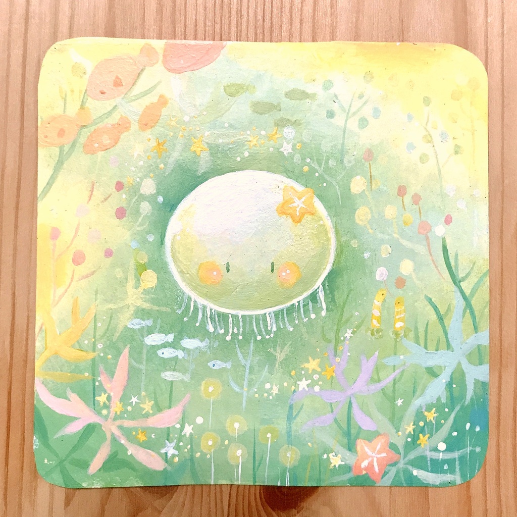 原画「くらげの見る夢」