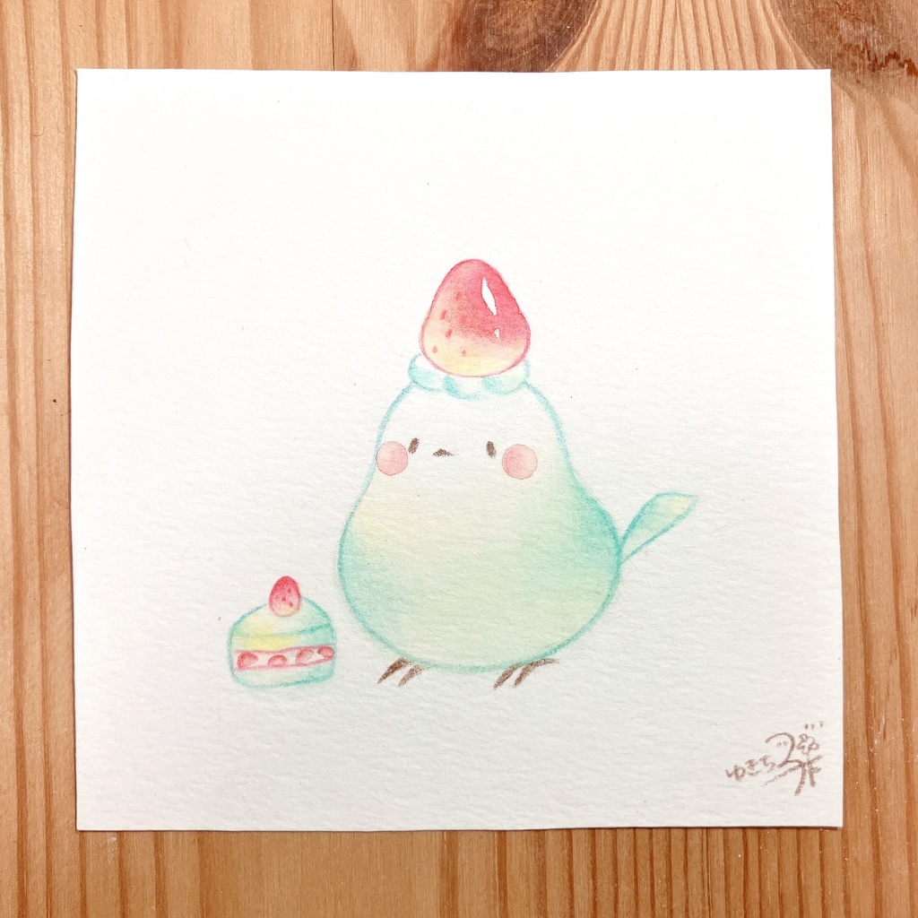 原画「ショートケーキことり」