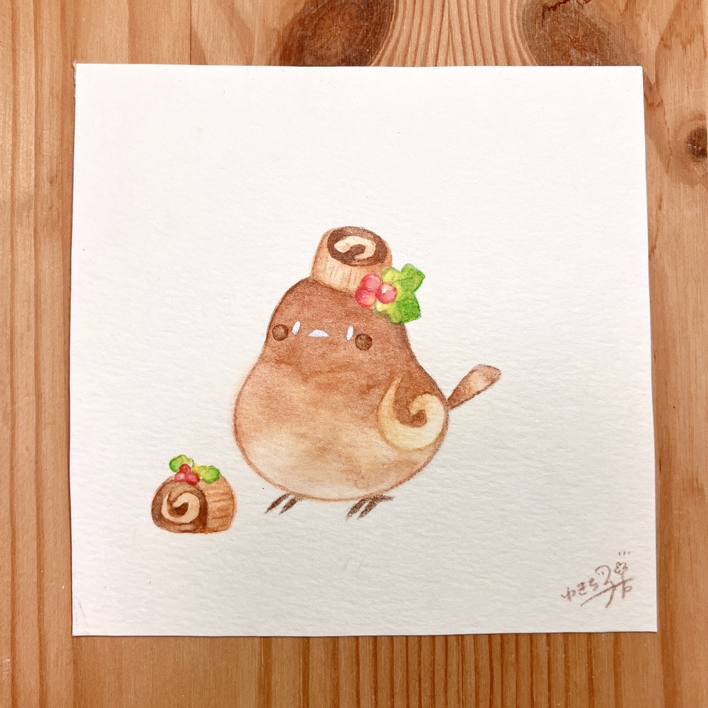原画「ブッシュドノエルことり」