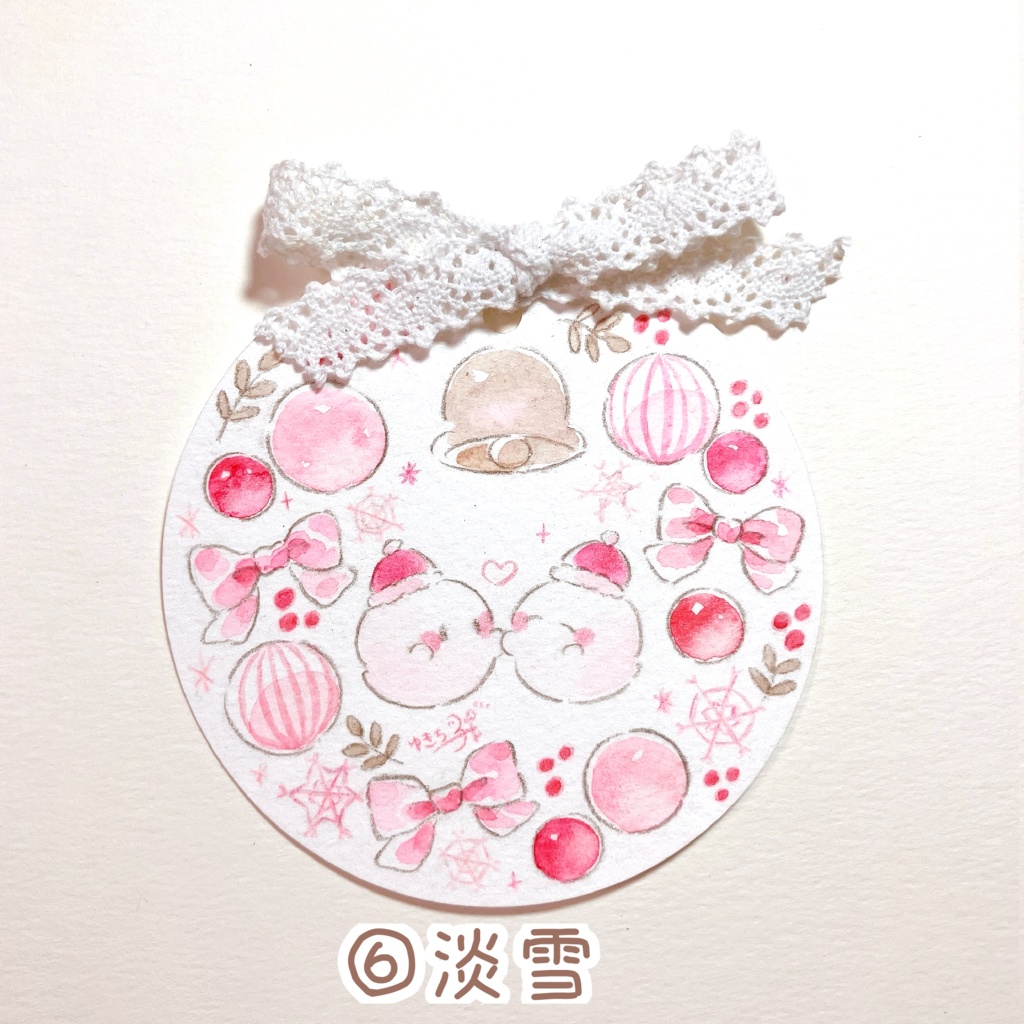 小さなリース原画