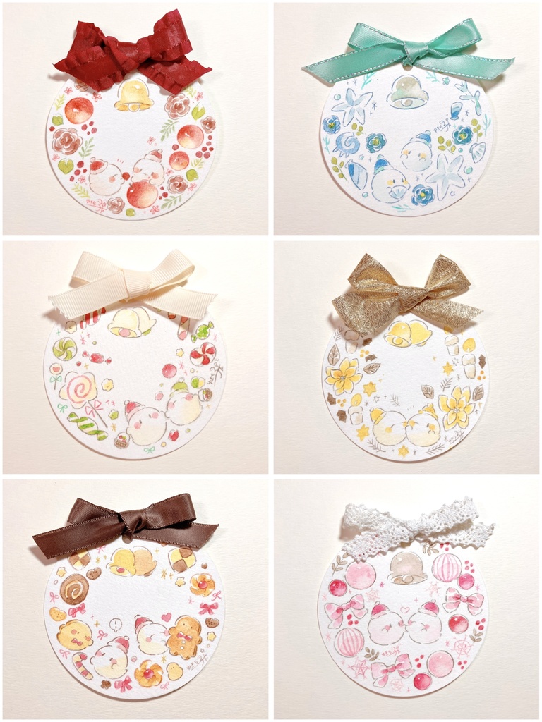 小さなリース原画