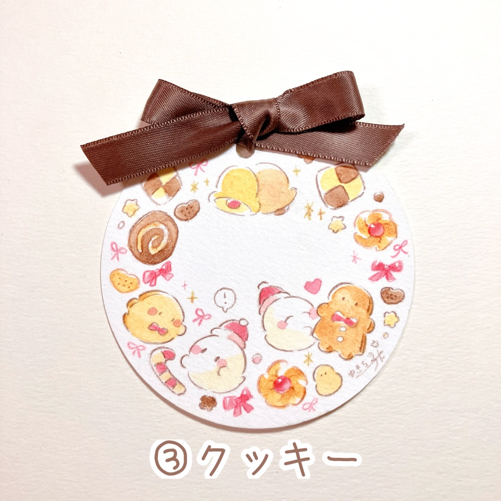 小さなリース原画