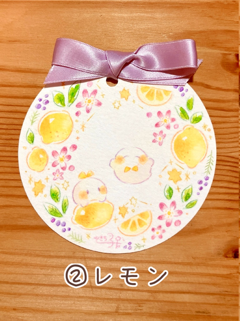 小さなフルーツリース原画