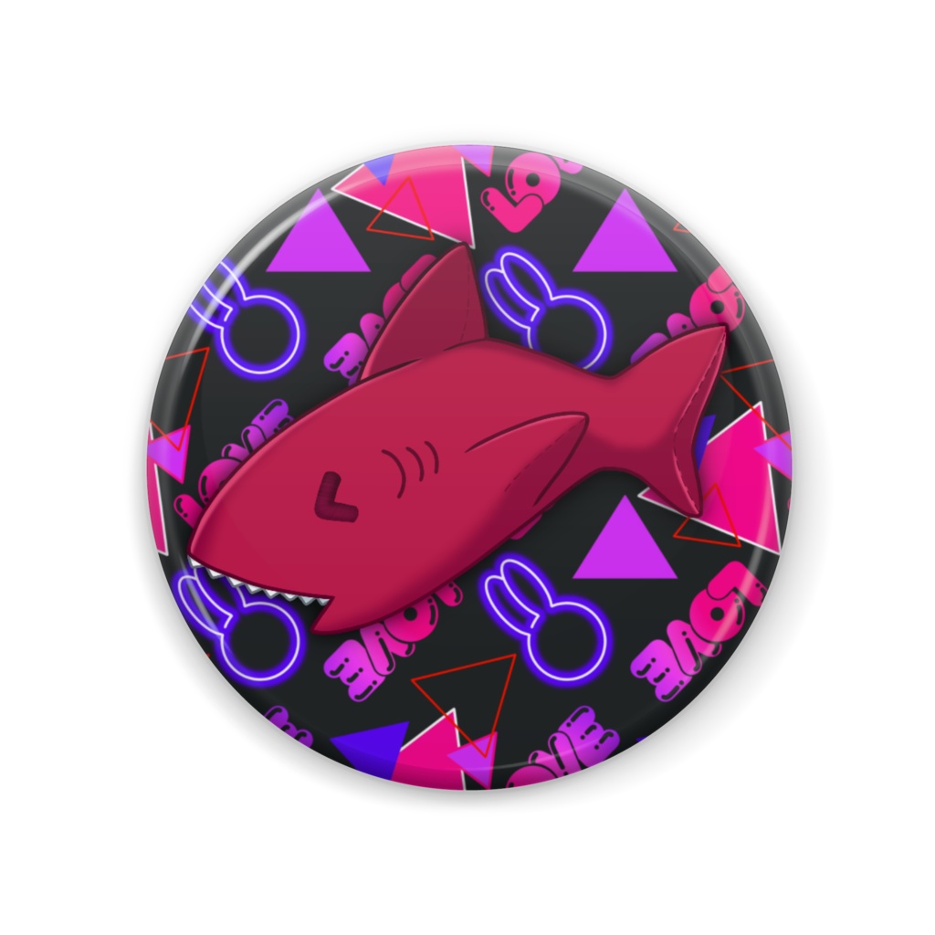 サメチャン缶バッジ