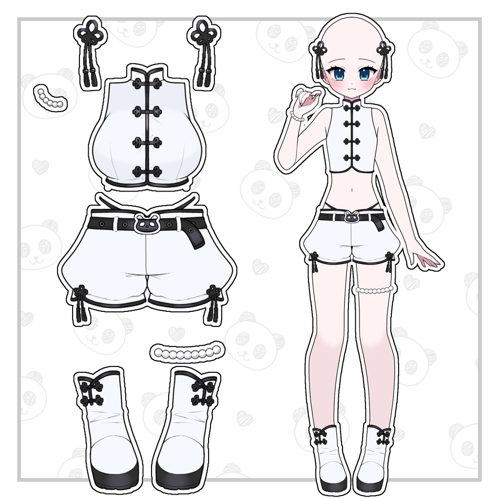 お手軽版立ち絵専用チャイナ服