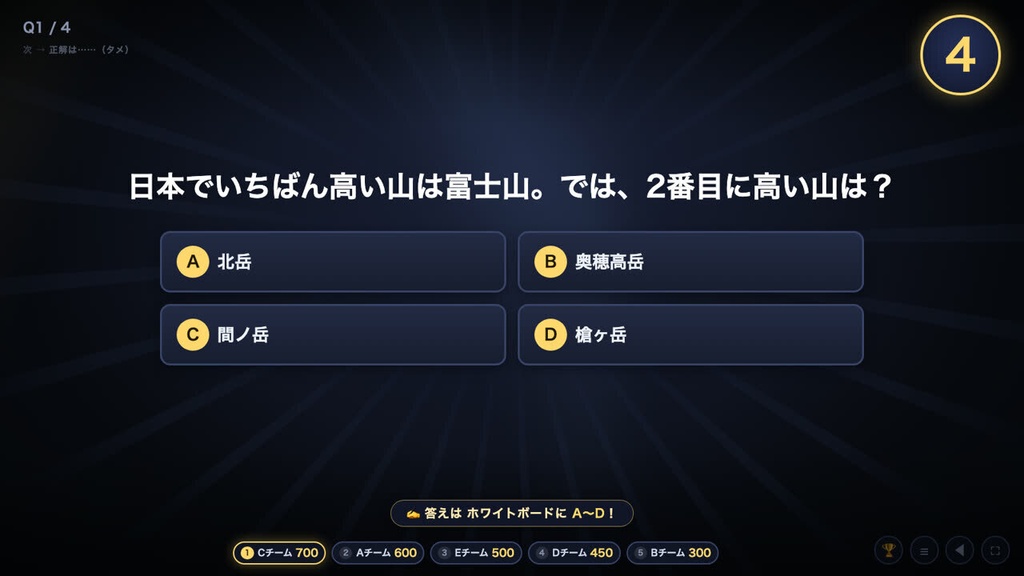 【発売記念980円・10/31まで】忘年会・新年会のクイズ大会アプリ QUIZ NIGHT【製品版】スマホ不要・番組風の演出・インストール不要