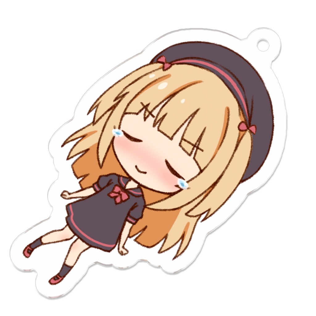 廉価版アクリルキーホルダー・黒奈美琴1(公式)