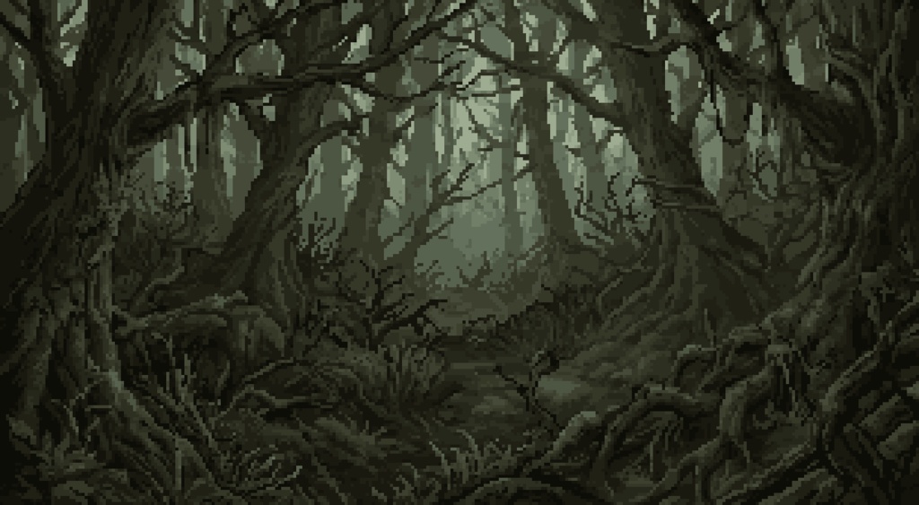 ファンタジー風ドット絵背景素材