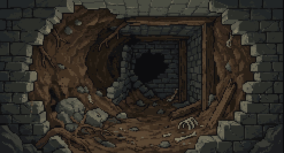 ファンタジー風ドット絵背景素材