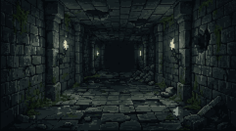 ファンタジー風ドット絵背景素材