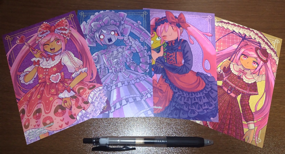 ハート・イラストカードセット