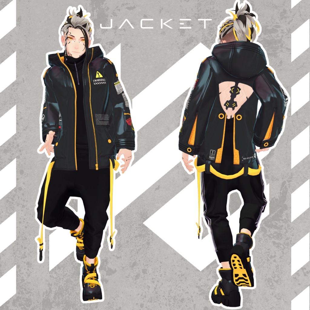 オリジナル3Dモデル『Techie/テッキー』