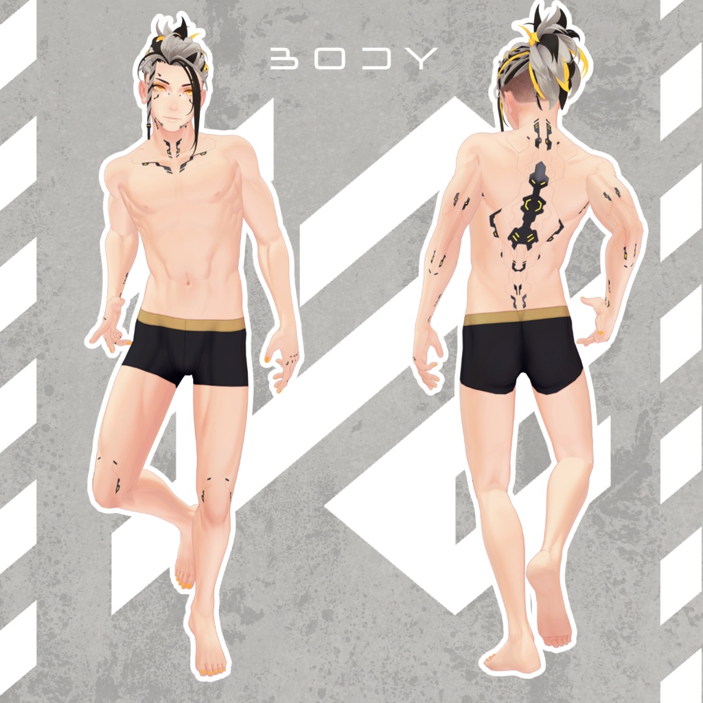 オリジナル3Dモデル『Techie/テッキー』