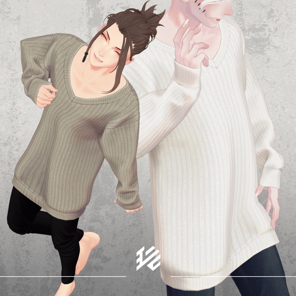 珍飯亭共通素体『メンズゆるニットセット』