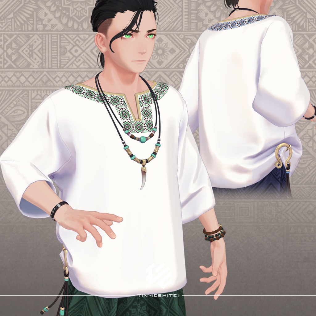 珍飯亭共通素体『エスニック風夏服』