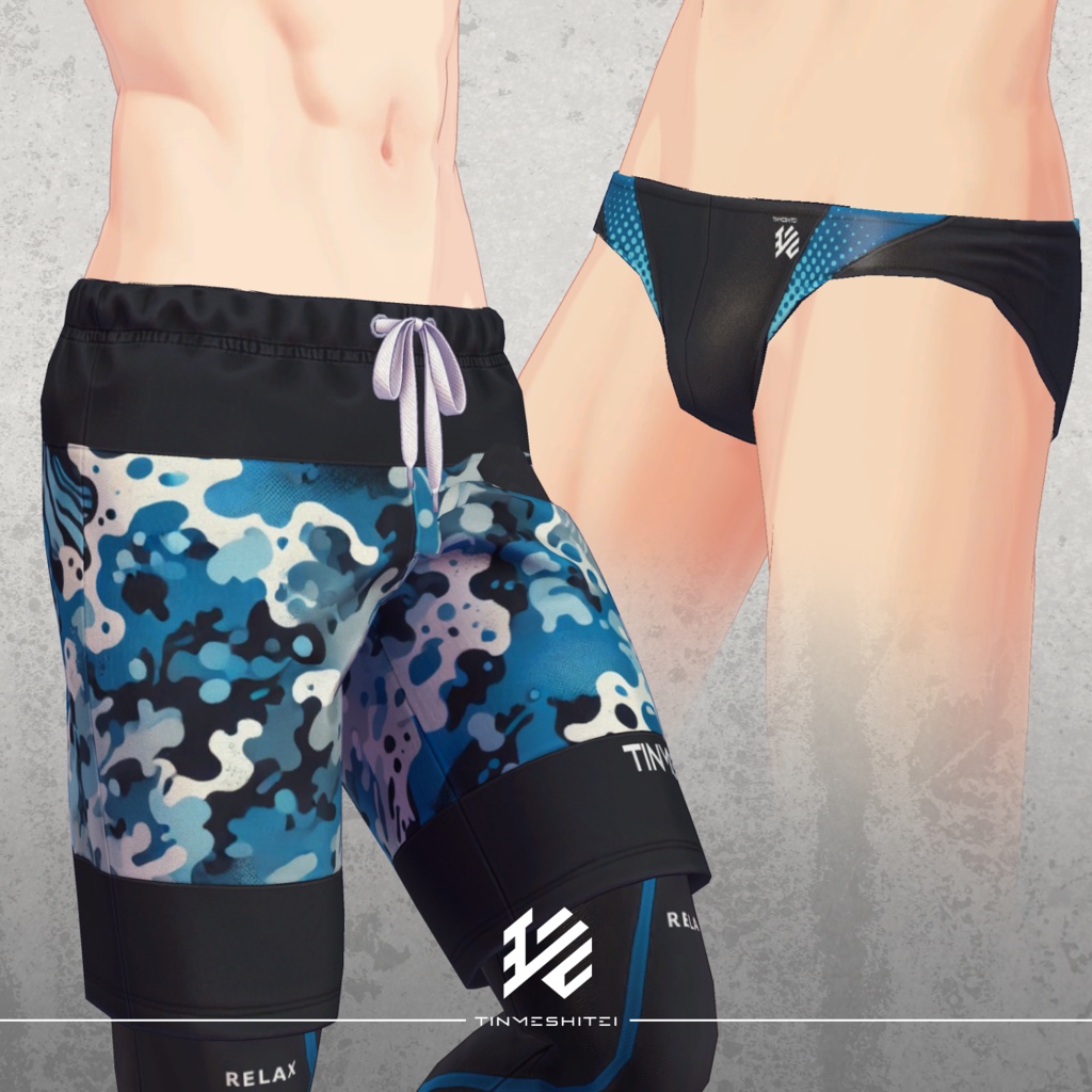 珍飯亭共通素体 『メンズ水着セット』