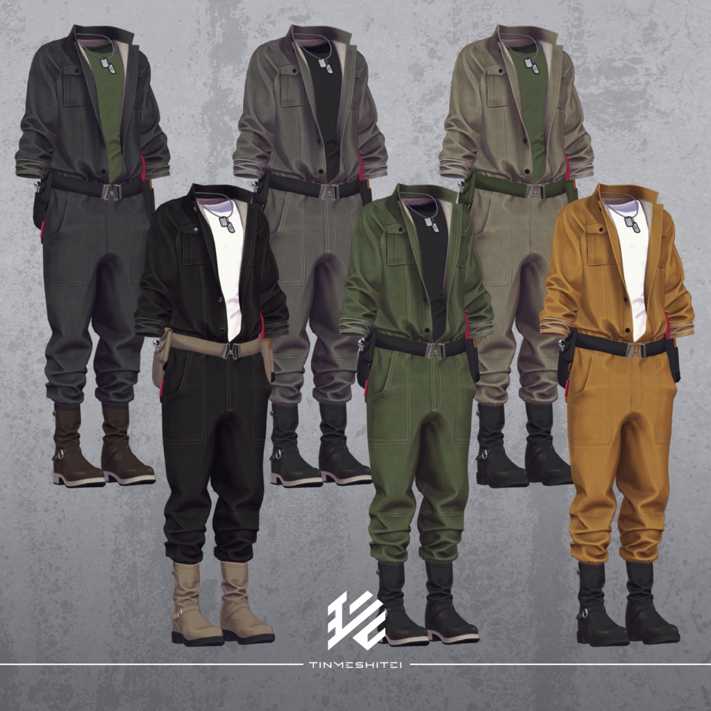 珍飯亭共通素体『エンジニアツナギ』