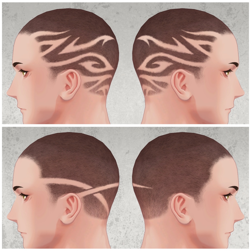 【2000フォロワー記念無料配布】珍飯亭共通素体『バリアート_TextureSet』