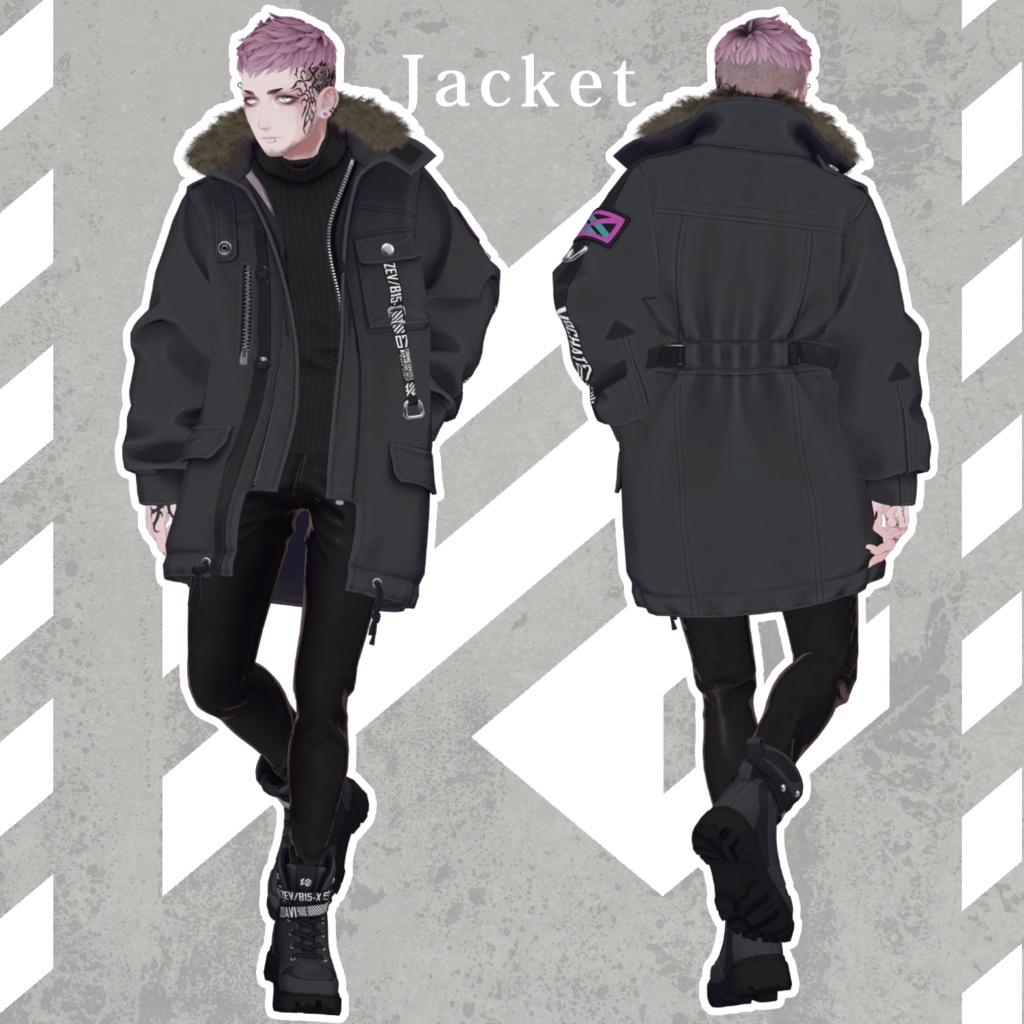 オリジナル3Dモデル『Zev/ゼヴ』