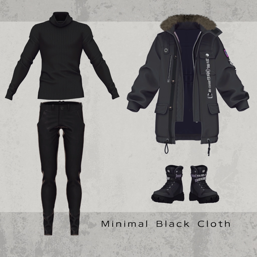 オリジナル3Dモデル『Zev/ゼヴ』