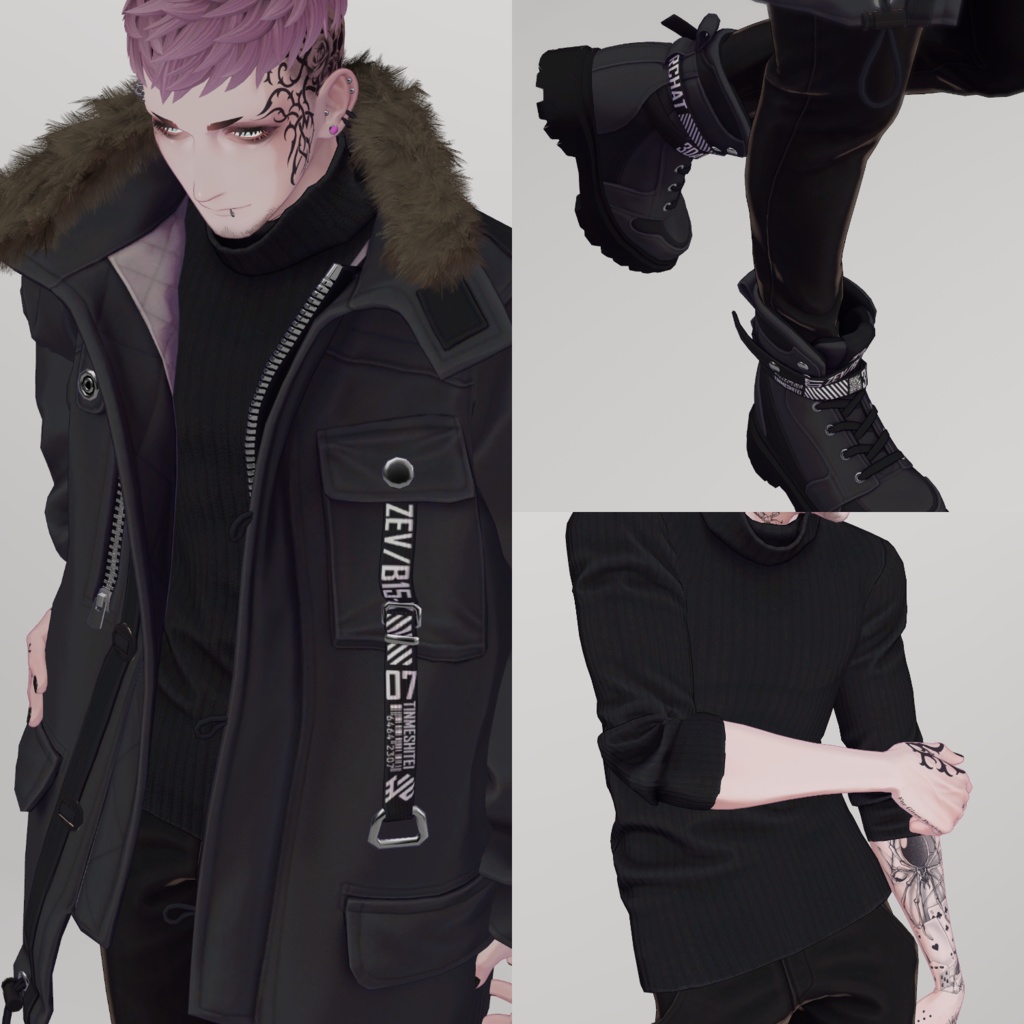 オリジナル3Dモデル『Zev/ゼヴ』