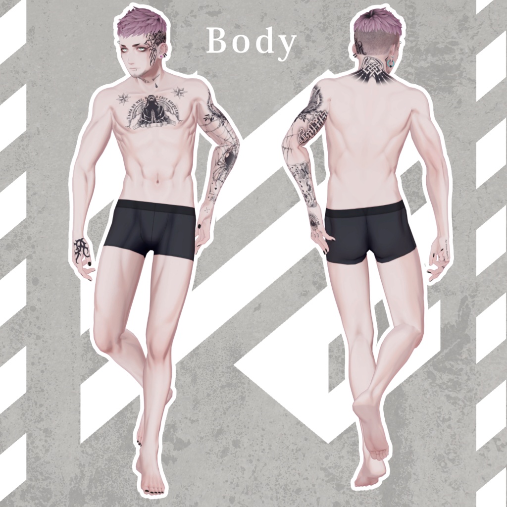 オリジナル3Dモデル『Zev/ゼヴ』