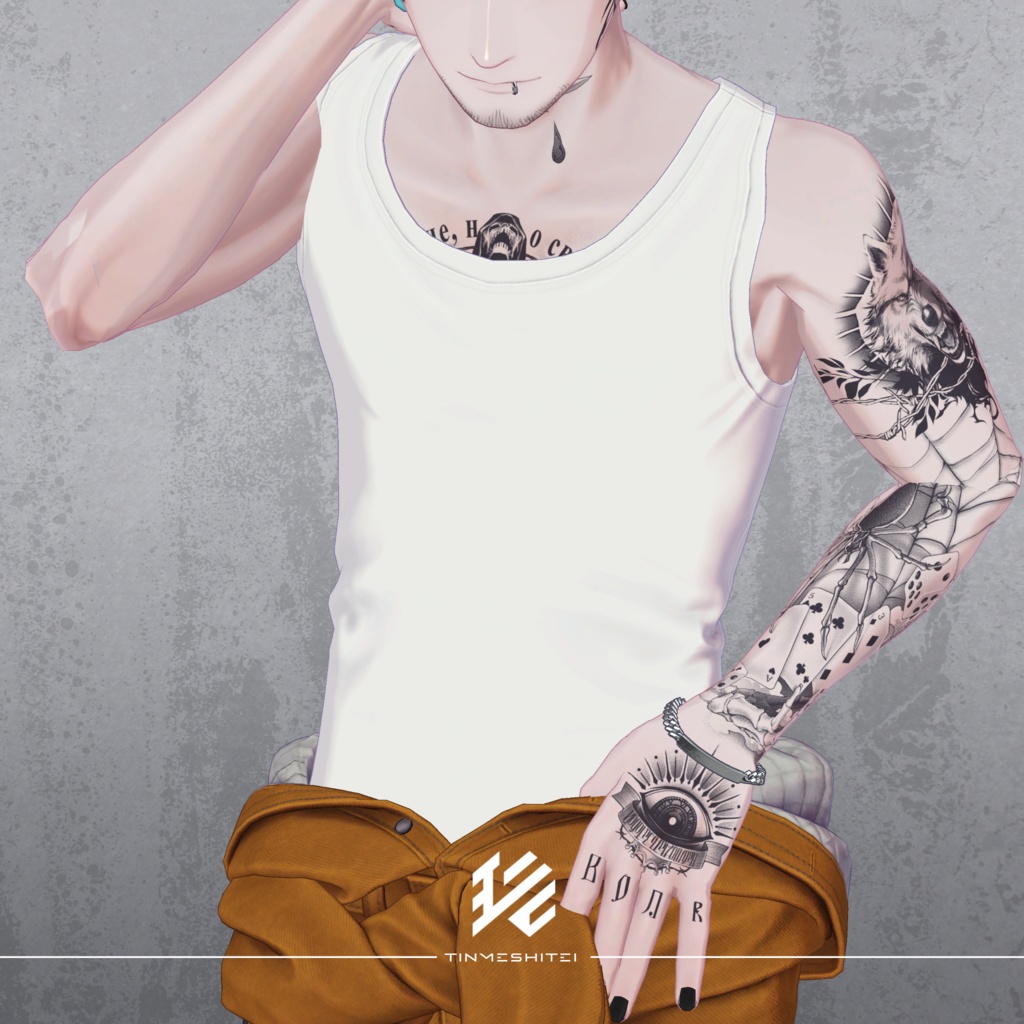 珍飯亭共通素体『腰巻きツナギ』