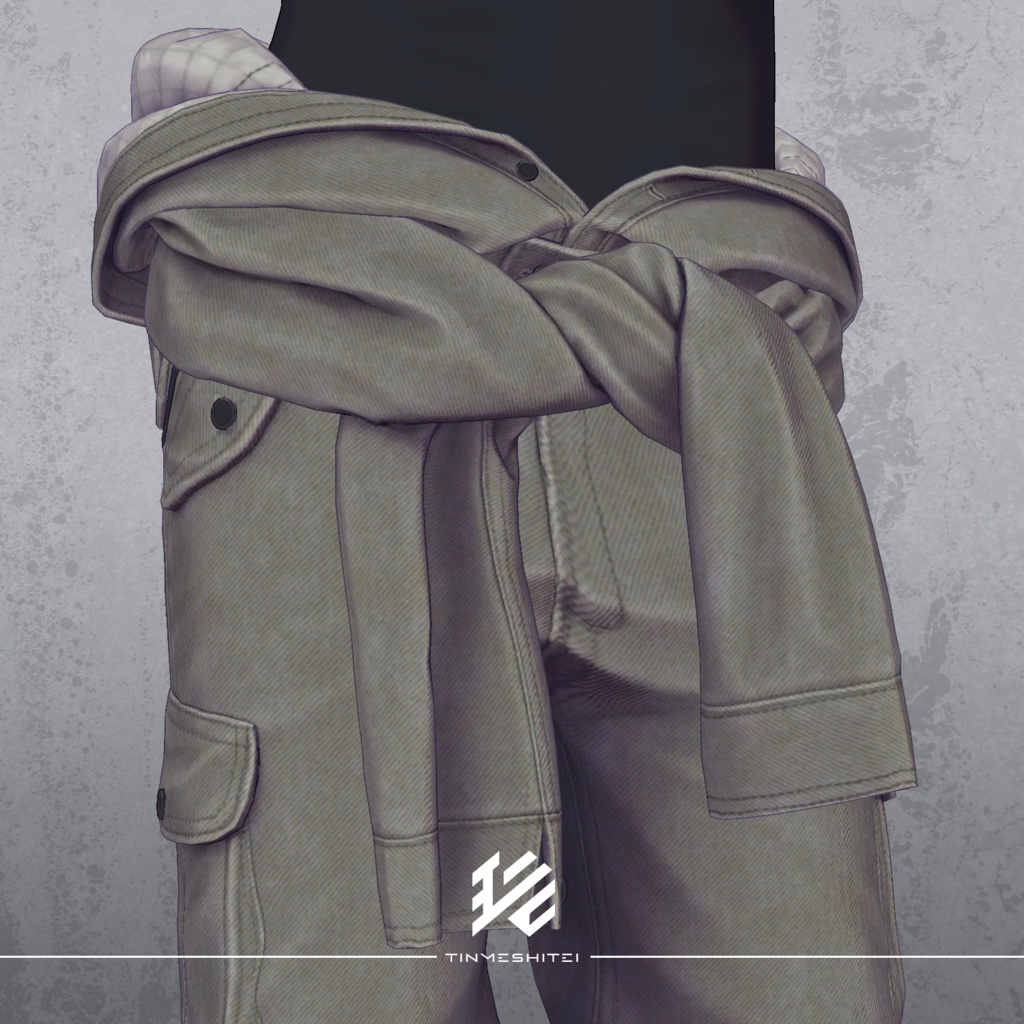 珍飯亭共通素体『腰巻きツナギ』