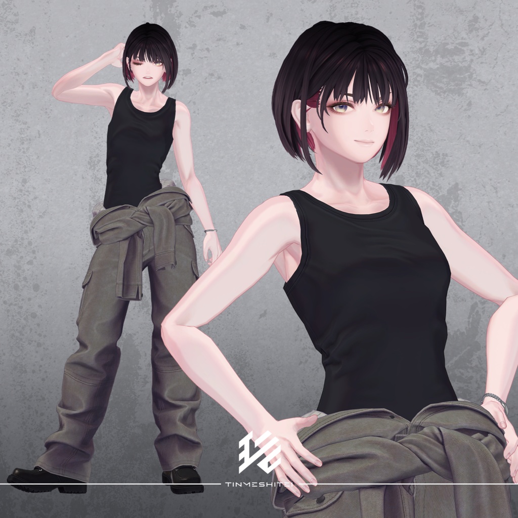 珍飯亭共通素体・深澄対応『腰巻きツナギ』