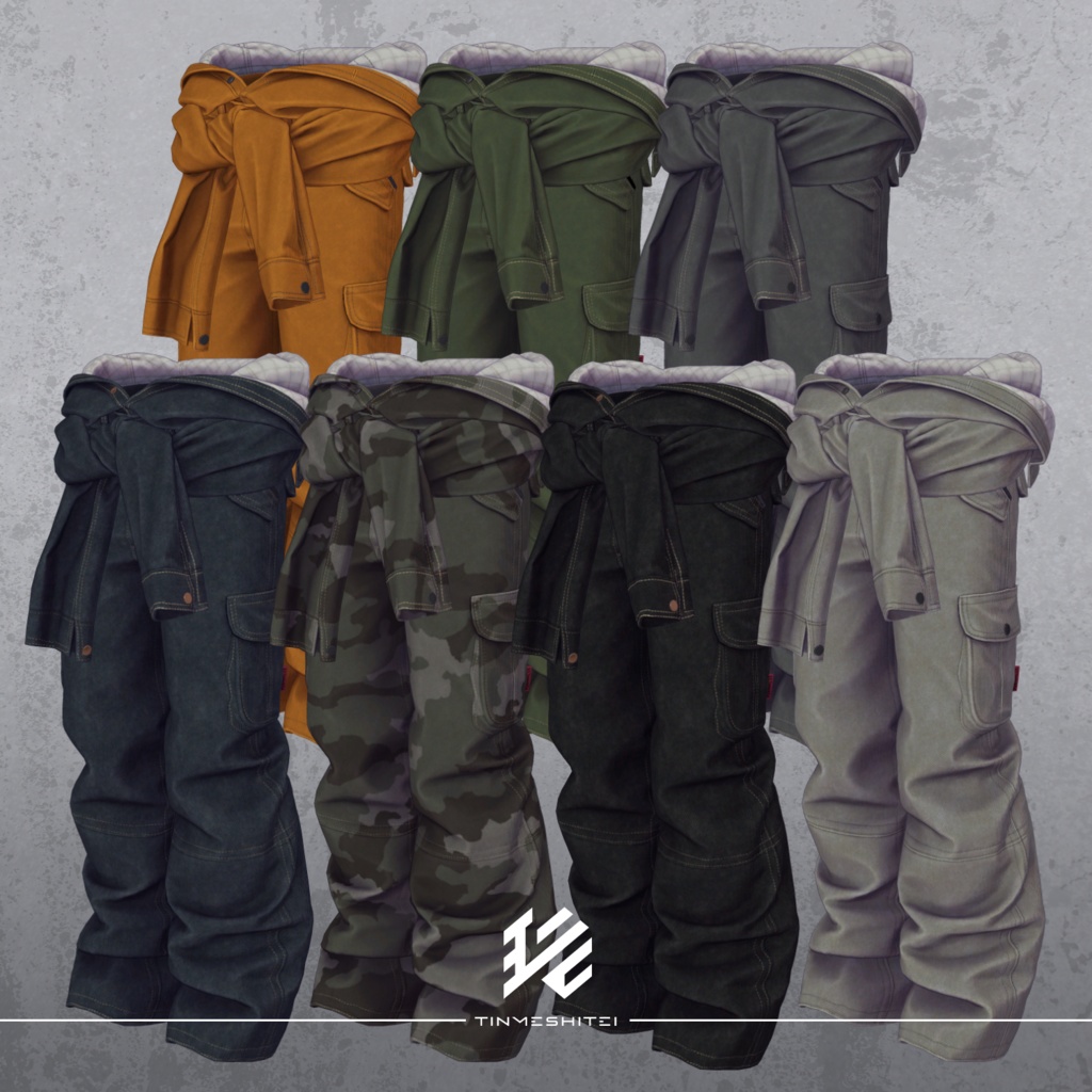 珍飯亭共通素体『腰巻きツナギ』