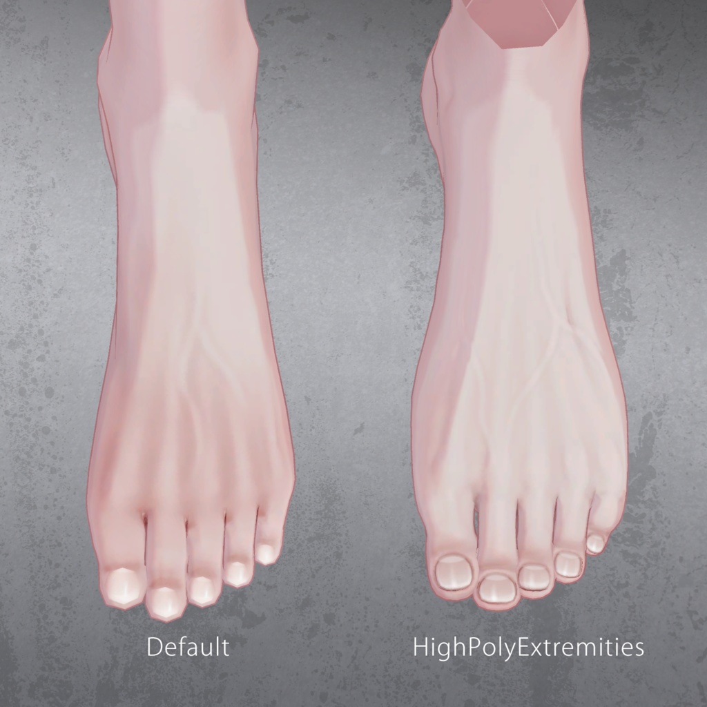珍飯亭共通素体『ハイポリ手足』