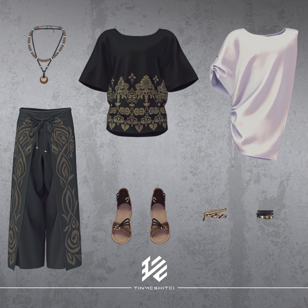 珍飯亭共通素体 『エスニック風夏服2』