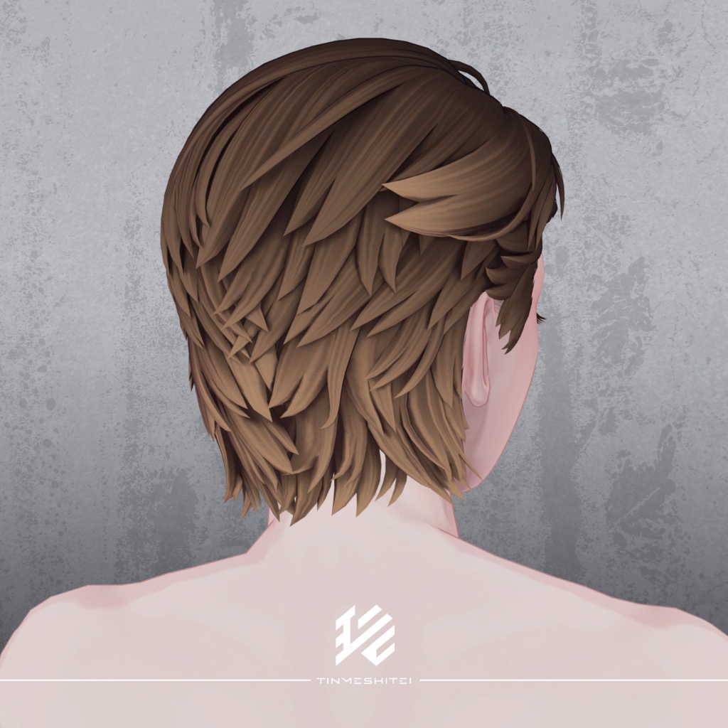 『ゆったり七三分け』