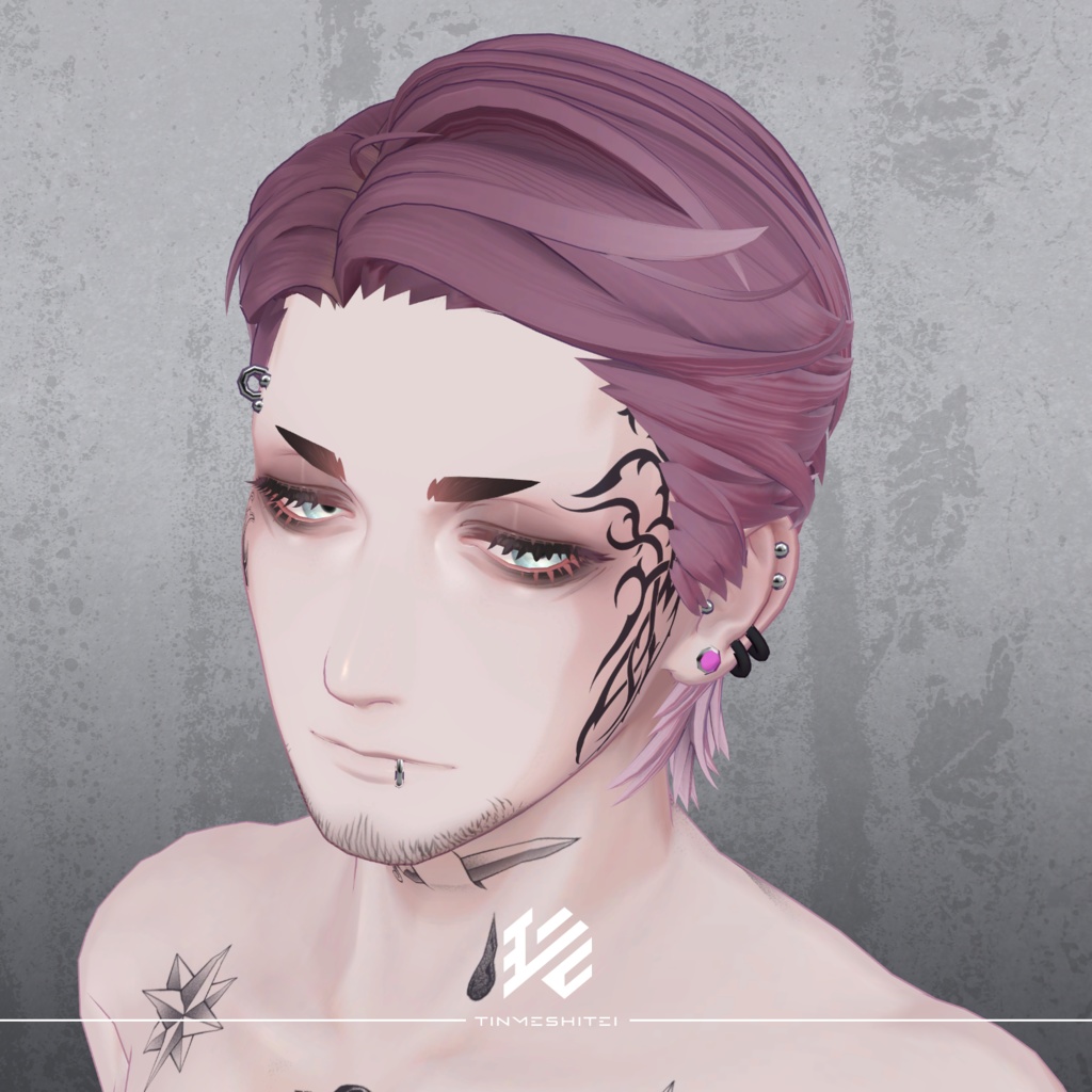 『ゆったり七三分け』