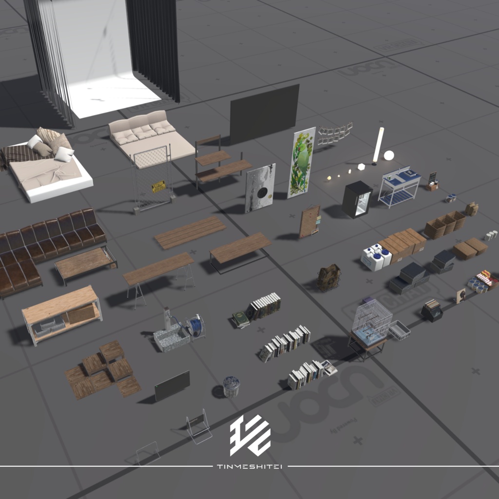 VRCワールド『Modern Industrial Room』