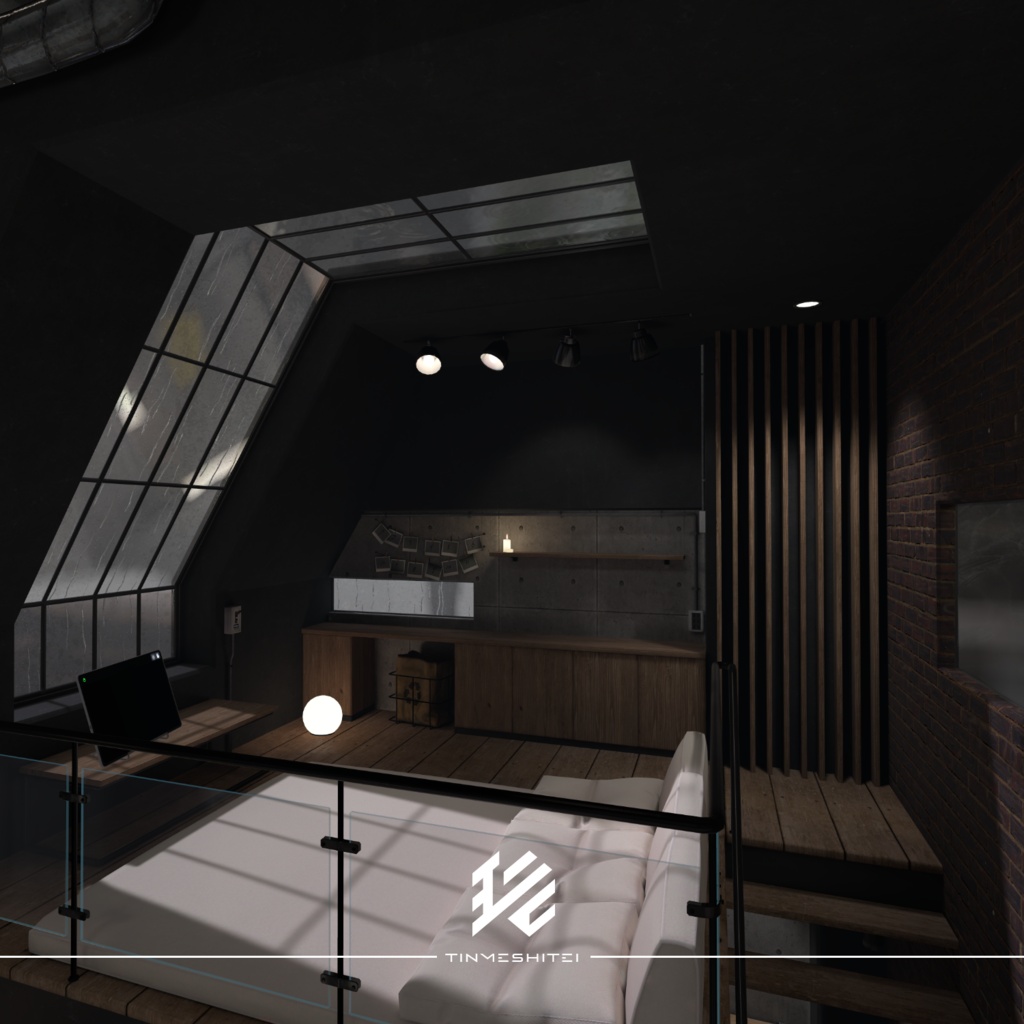 VRCワールド『Modern Industrial Room』