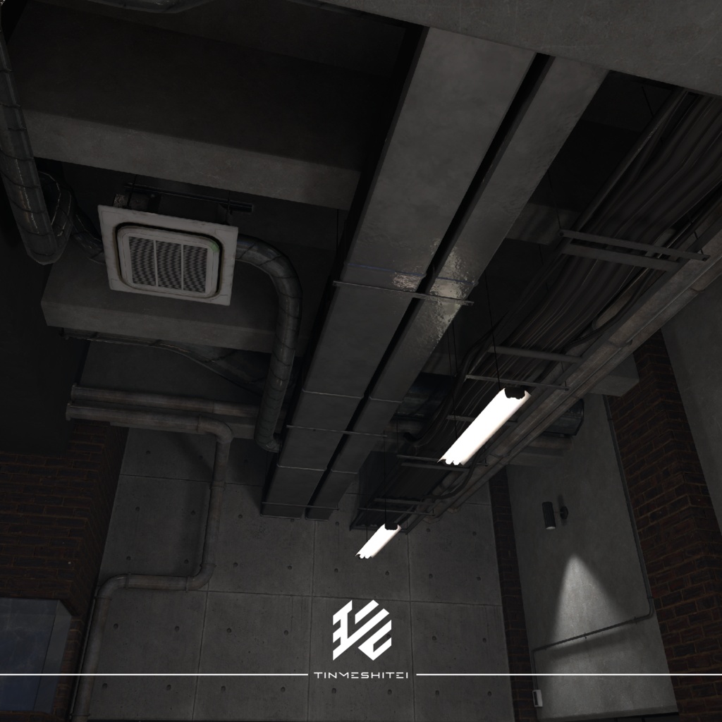 VRCワールド『Modern Industrial Room』