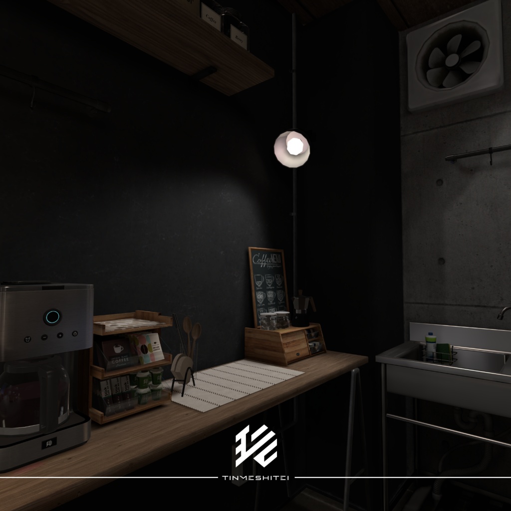 VRCワールド『Modern Industrial Room』