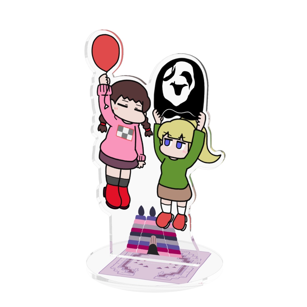 ふわふわ窓ぽにアクリルフィギュア