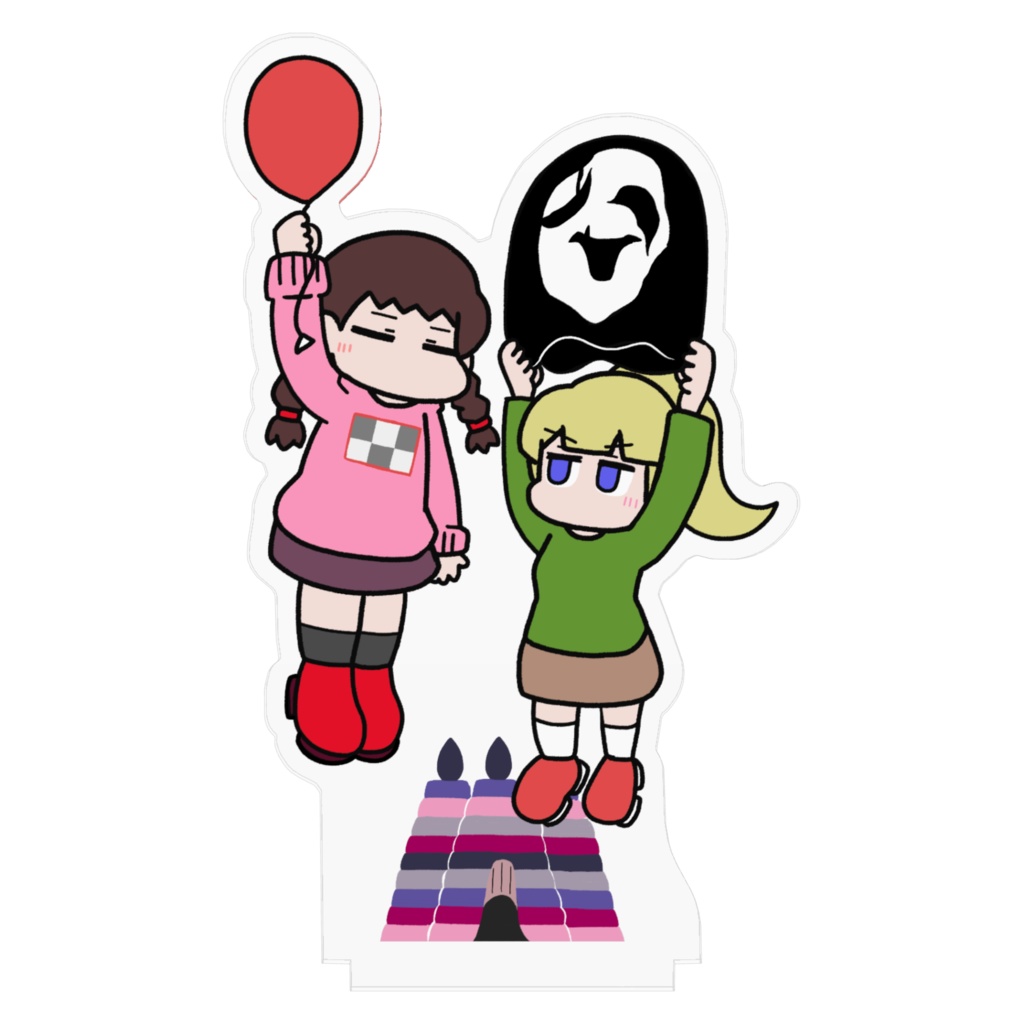 ふわふわ窓ぽにアクリルフィギュア