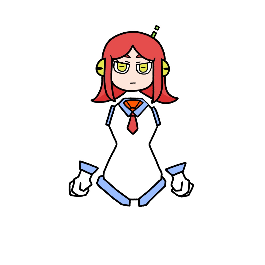 分離体ガールアクリルキーホルダー