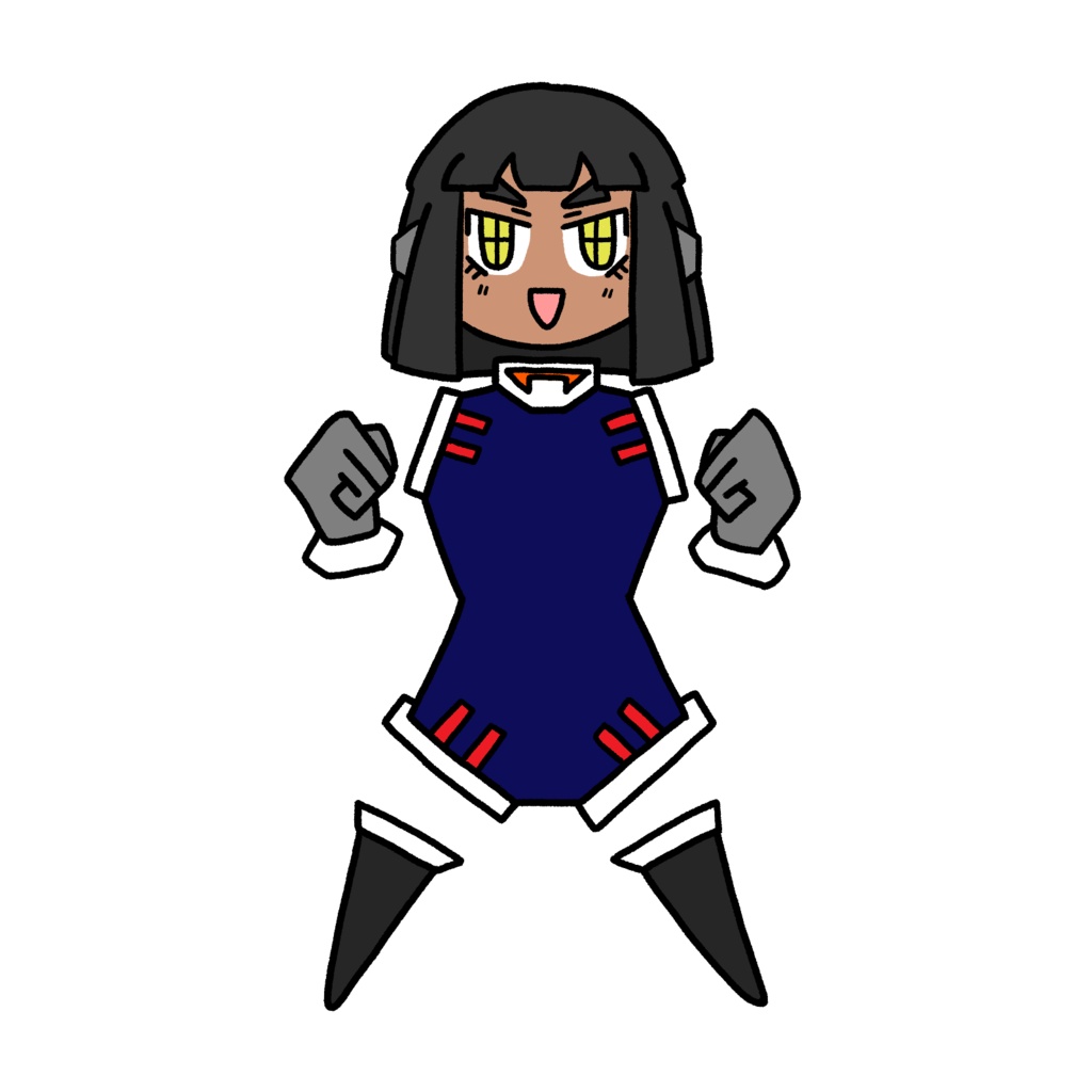 分離体ガールアクリルキーホルダー