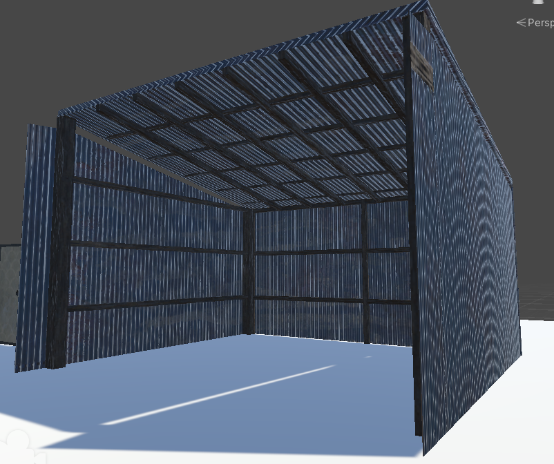 【フリー】トタン物置