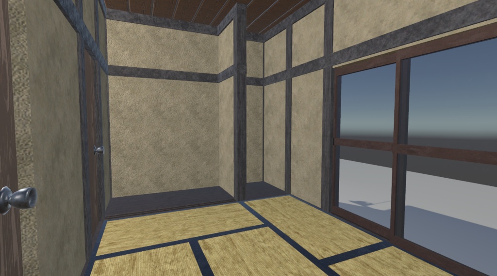 【Unity】家3Dモデル 内装付き