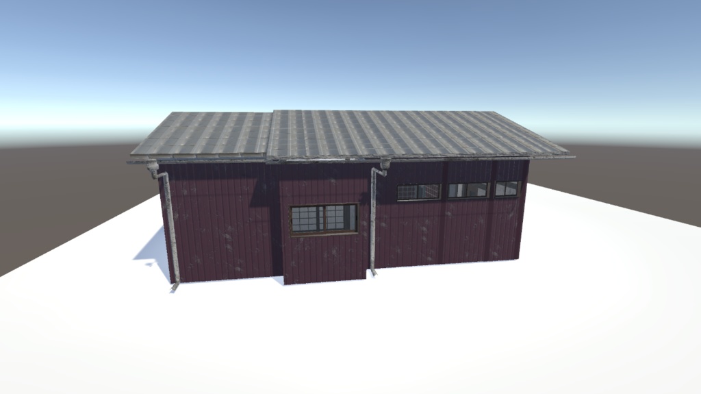 【Unity】家3Dモデル 内装付き