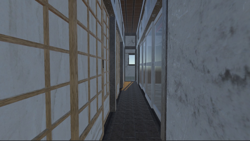 【Unity VRChat対応】家4 3Dモデル 内装付き